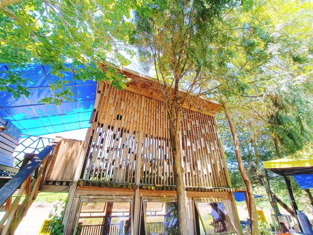 Fun星空謐境 埔里包棟民宿 烤肉麻將自然園區 Kültér fotó